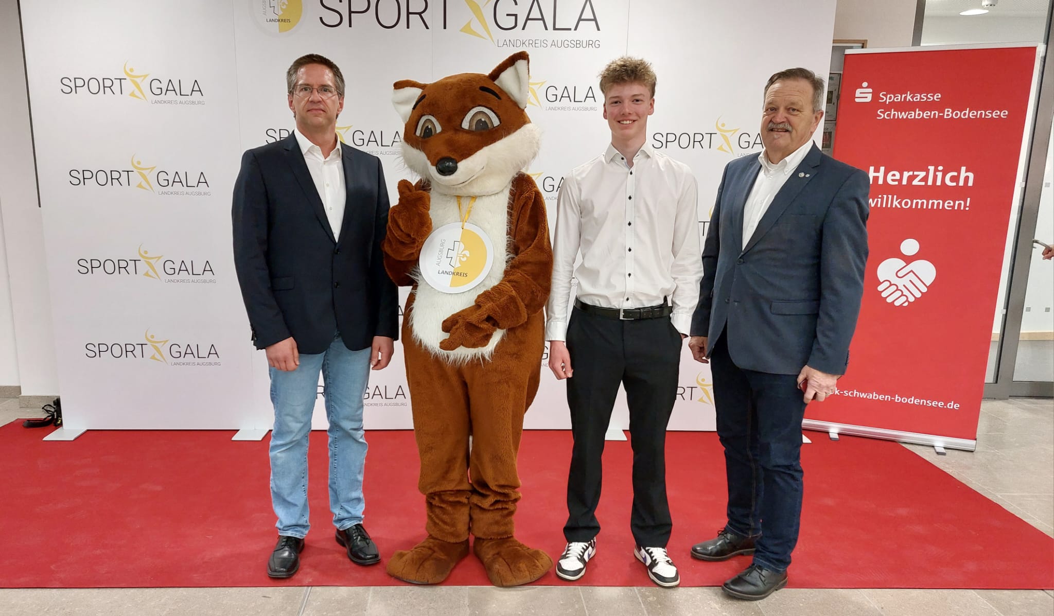 Geehrte Sportler des Polizei Sportverein Augsburg e.V. bei der Sportgala