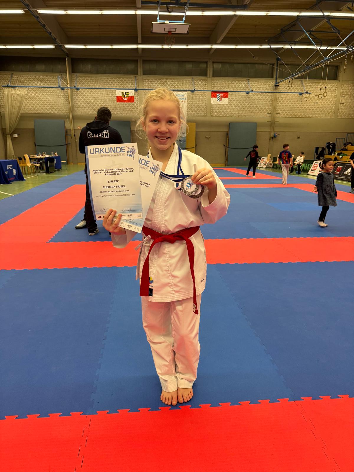 Erfolgreiche KUMITE-Athleten des Polizei Sport Verein Augsburg e.V. bei der Bayerischen Meisterschaft 2026 Erfolgreiche KUMITE-Athleten des Polizei Sport Verein Augsburg e.V. bei der Bayerischen Meisterschaft 2026